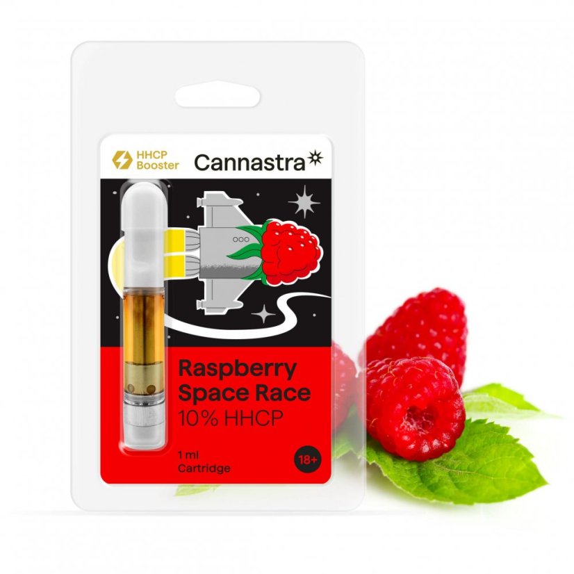 Cannastra HHCP Cartuccia Raspberry Space Race, 10%, 1 ml