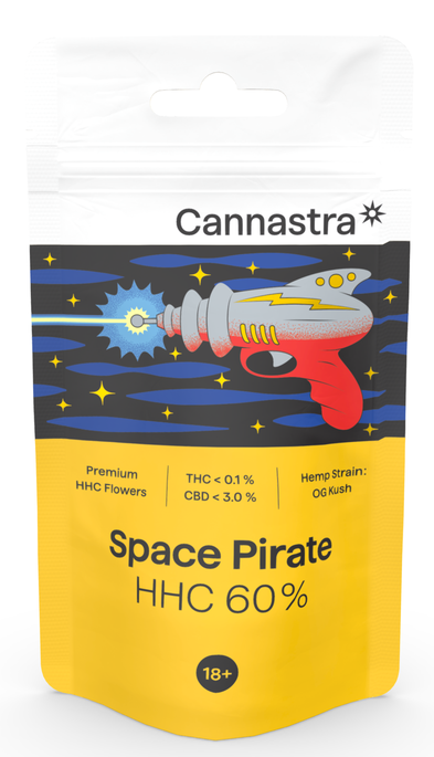 Cannastra HHC Λουλούδι Space Pirate 60%, 1 g - 100 g