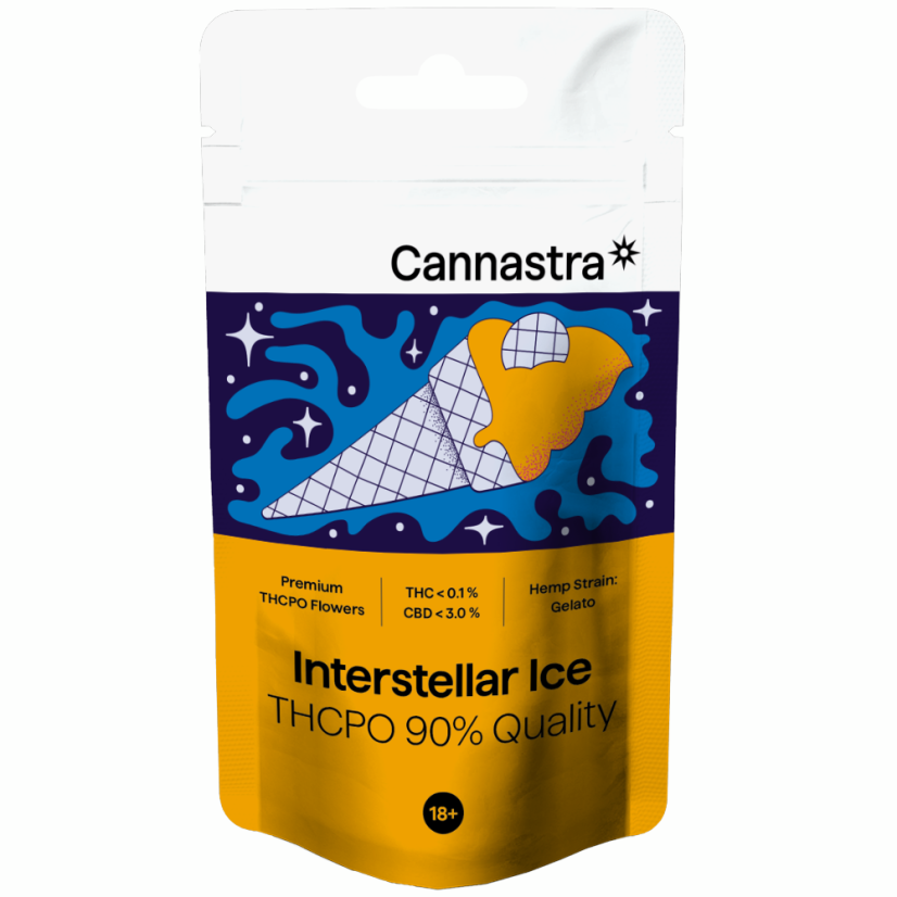 Cannastra THCPO Flower Interstellar Ice, THCPO 90% calitate, 1g - 100 g