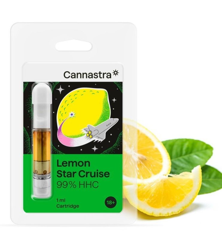 Cannastra HHC-patroon Lemon Star Cruise, 99%, 1 ml