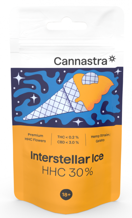 "Cannastra HHC Flower Interstellar Ice" 30 %, 1 - 100 g