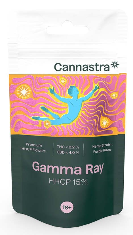 Cannastra HHCP-blomma Gamma Ray Purple Haze - HHCP 15%, 1 g - 100 g