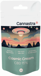 Cannastra CBD Flowers Cosmic Cream, CBD 15 %, 1 g - 100 g