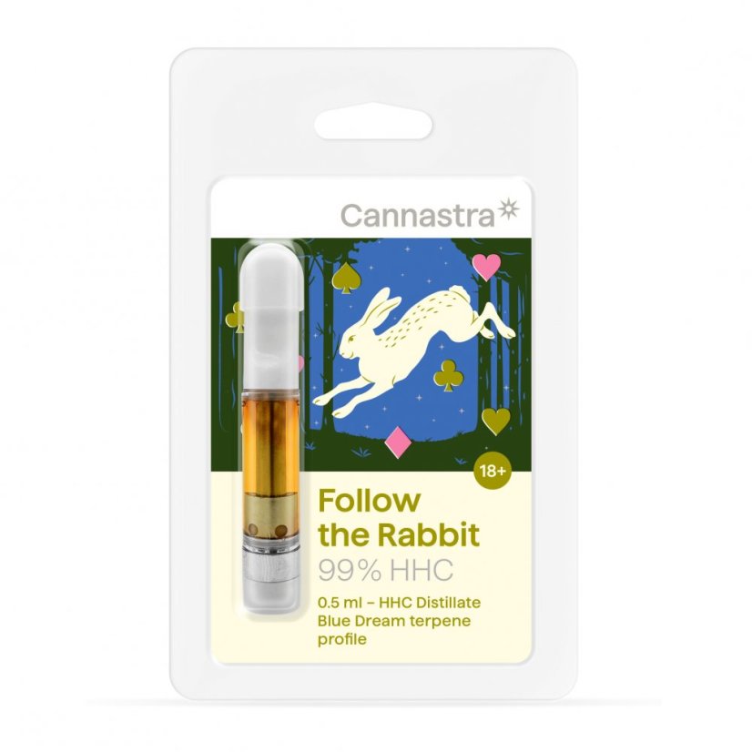 Cannastra HHC касета Follow the Rabbit, 99%, 0,5 ml