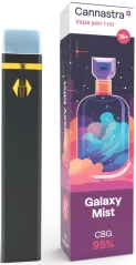 Cannastra CBG Μίας χρήσης Vape Pen Galaxy Mist, CBG 95 %, 1 ml