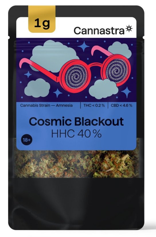 Cannastra HHC Cvet Cosmic Blackout 40%, 1 g - 100 g