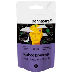 Cannastra 10-OH-HHC Flower Robot Dreams 97 % quality, 1 g - 100 g