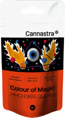 Cannastra HHCH Flower Colour of Magic, HHCH 95% calitate, 1g - 100 g