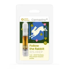 Cannastra HHCP Cartridge Follow the Rabbit Blue Dream, 10%, 1 ml