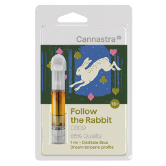 Cannastra CBG9 Cartucho Follow the Rabbit (Blue Dream), CBG9 85% calidad, 1 ml