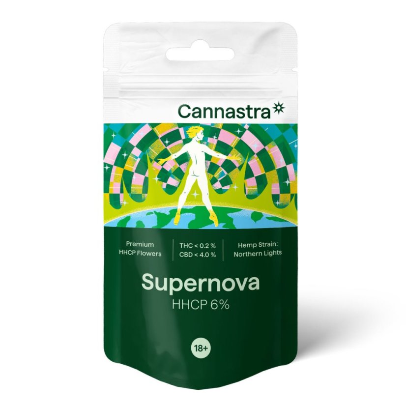 Cannastra HHCP Ziedu Supernova Northern Lights 6%, 1 g - 100 g