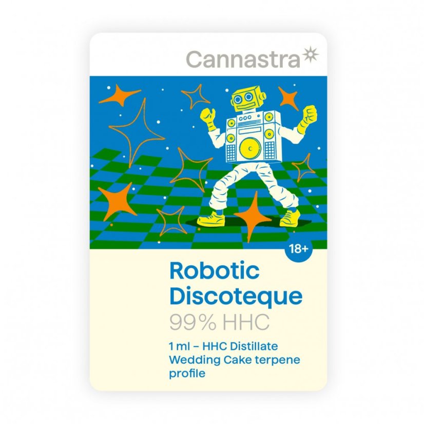 Cannastra HHC-Kartusche Robotic Discoteque, 99%, 1 ml