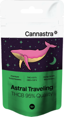 Cannastra THCB zieds Astral Traveling, THCB 95% kvalitāte, 1g - 100 g