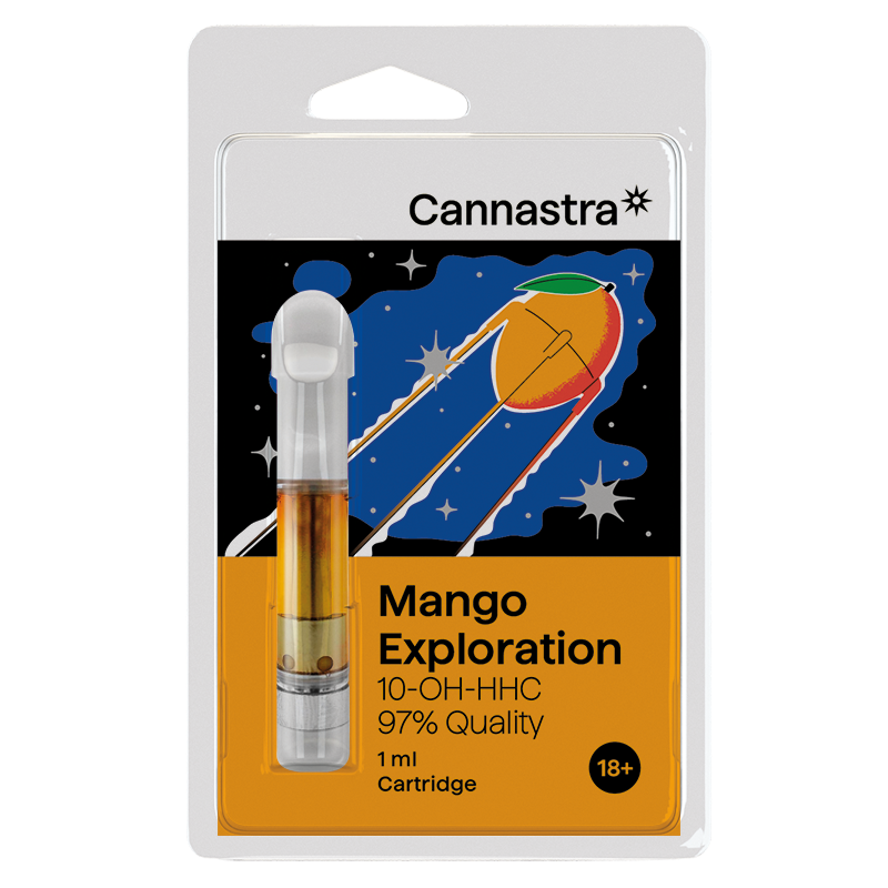 Cannastra 10-OH-HHC padrun Mango Exploration, 10-OH-HHC 97% kvaliteet, 1 ml