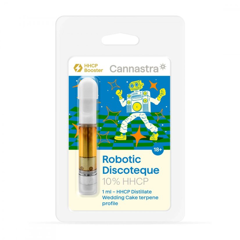 Cannastra HHCP Cartridge Ρομποτική ντισκοτέκ γαμήλια τούρτα, 10%, 1 ml