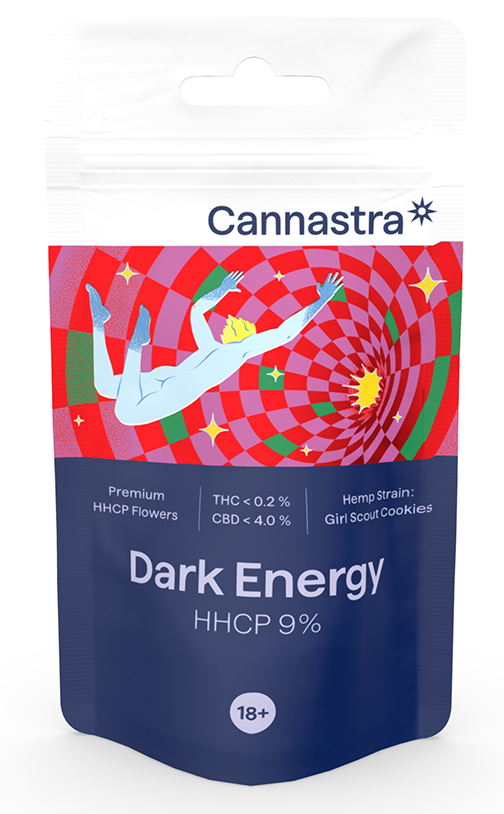 Cannastra HHCP Flower Dark Energy tüdrukute küpsised - HHCP 9%, 1 g - 100 g