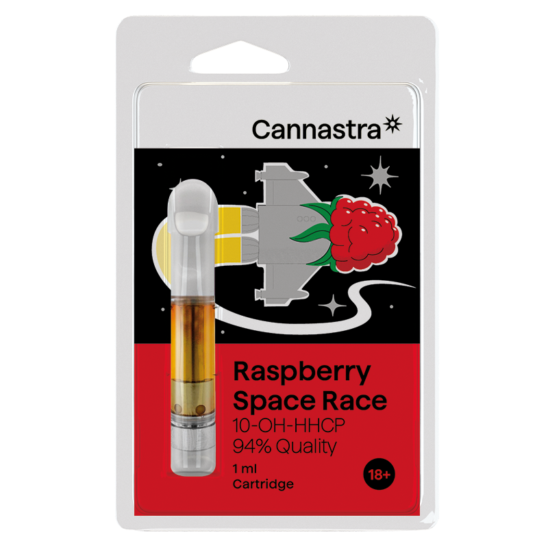 Cannastra 10-OH-HHCP Patron Raspberry Space Race, 10-OH-HHCP 94% kvalitet, 1 ml