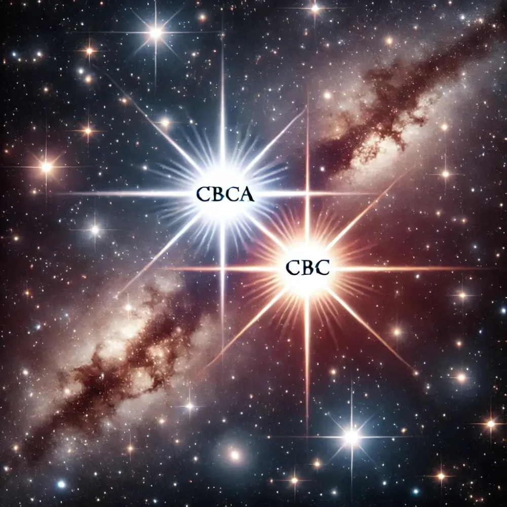 Et univers, hvor CBCA og CBC er lysende stjerner, og hvor CBCA (cannabichromensyre) er den inaktive syreform, der omdannes til cannabinoiden CBC.